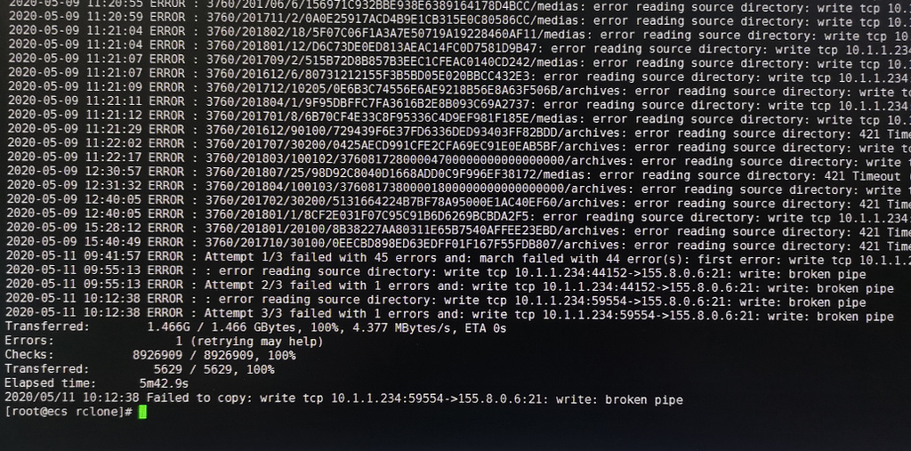 Is this the normal end? - Help and Support - rclone forum