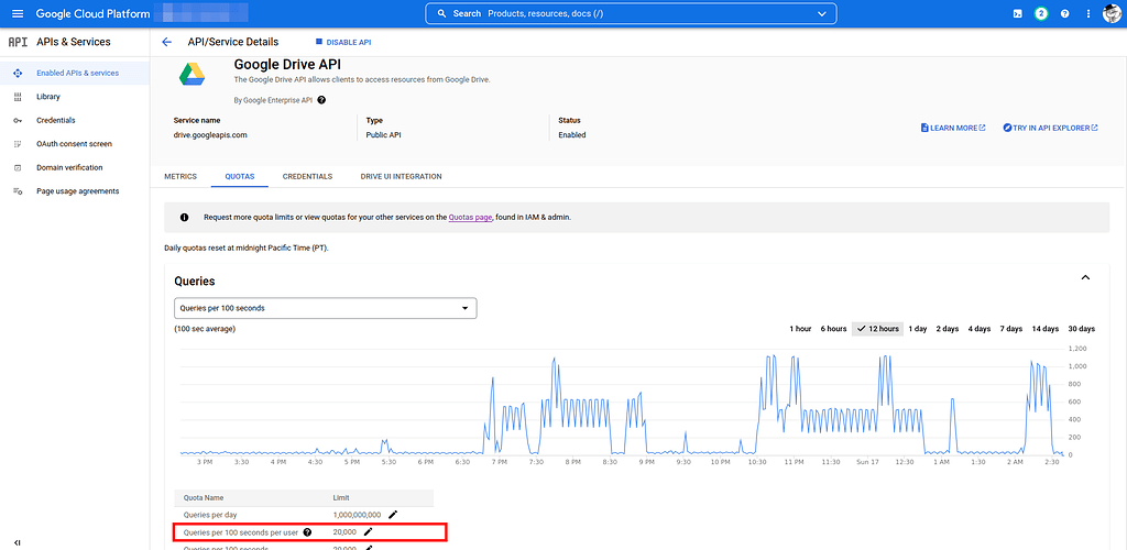 Google Drive API limits increased in Google Cloud - Off Topic - rclone ...