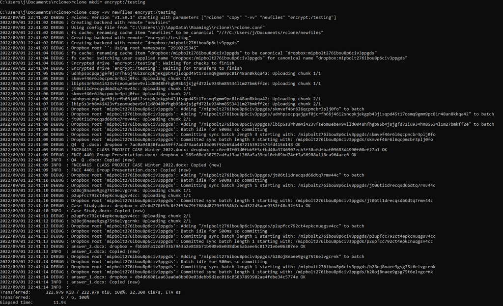 Not creating directories with dropbox apps - Help and Support - rclone ...