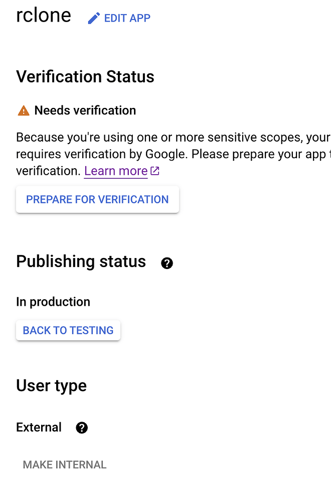 GDrive expiring after a week? - Help and Support - rclone forum