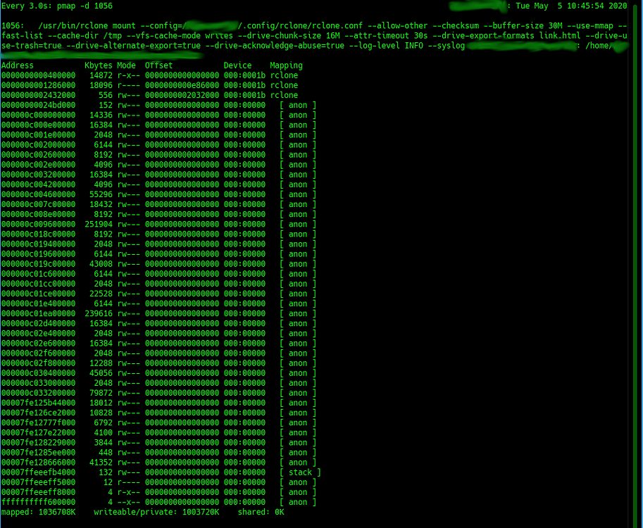 Rclone Mount Memory Leaks & GDrive Enumeration - Help and Support ...