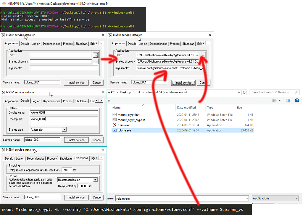 Windows 10 - rclone mount - nssm service problem - Help and Support ...