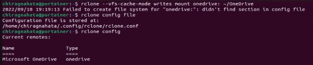 Unable to Mount Onedrive in Linux - Help and Support - rclone forum