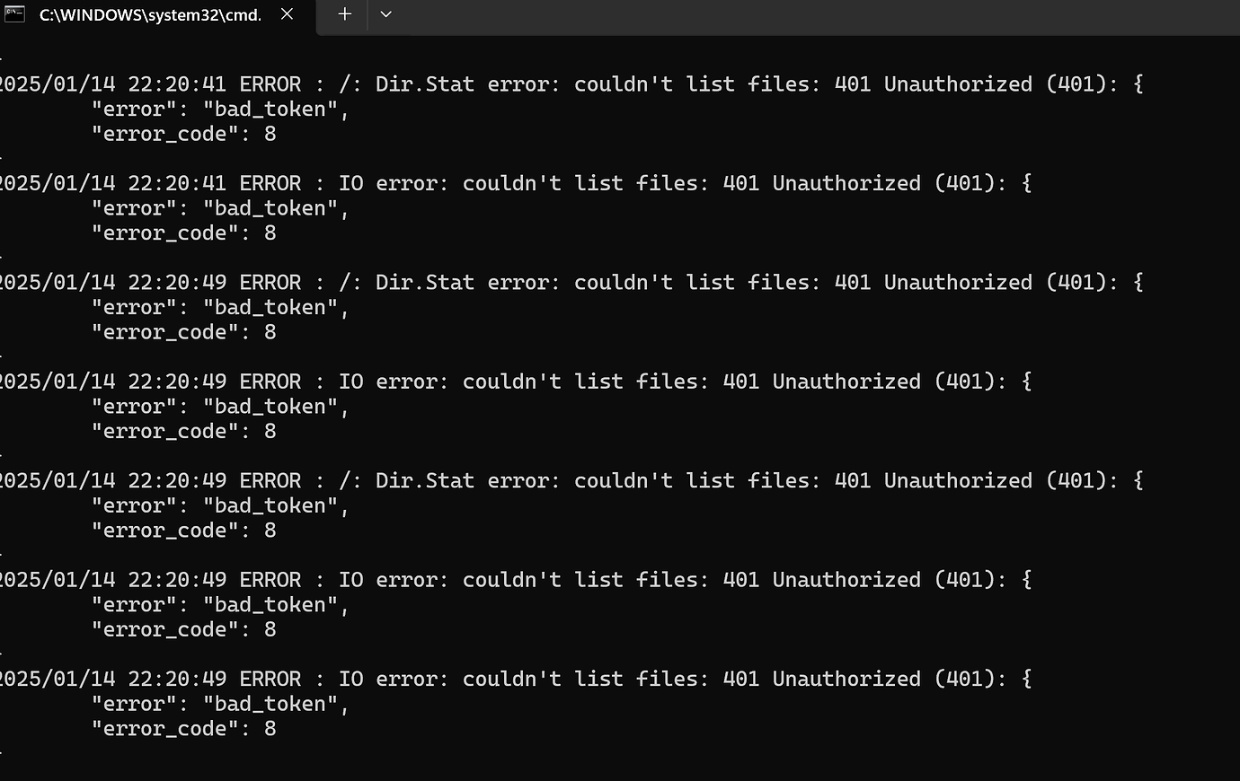 Rclone not working for some reason - Help and Support - rclone forum