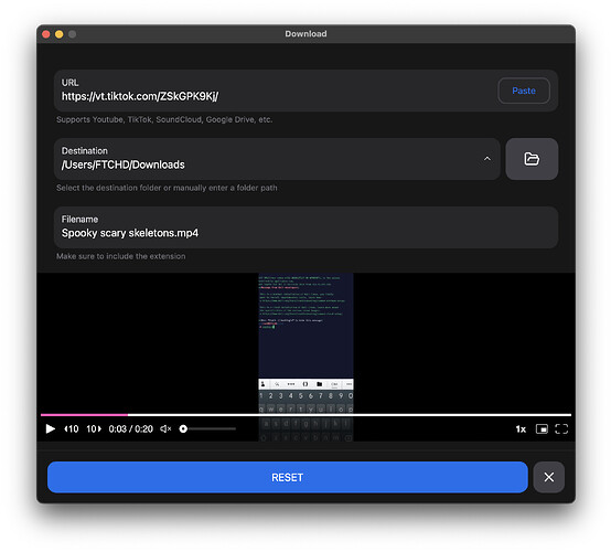 rclone copyurl download functionality