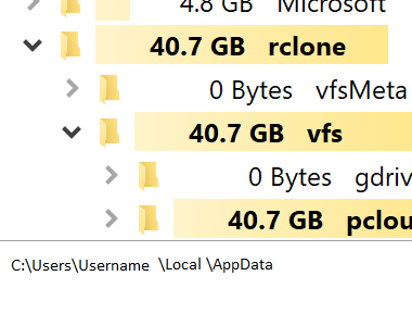 rclone local appdata