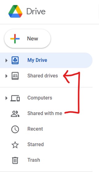 Google drive shared with shop me