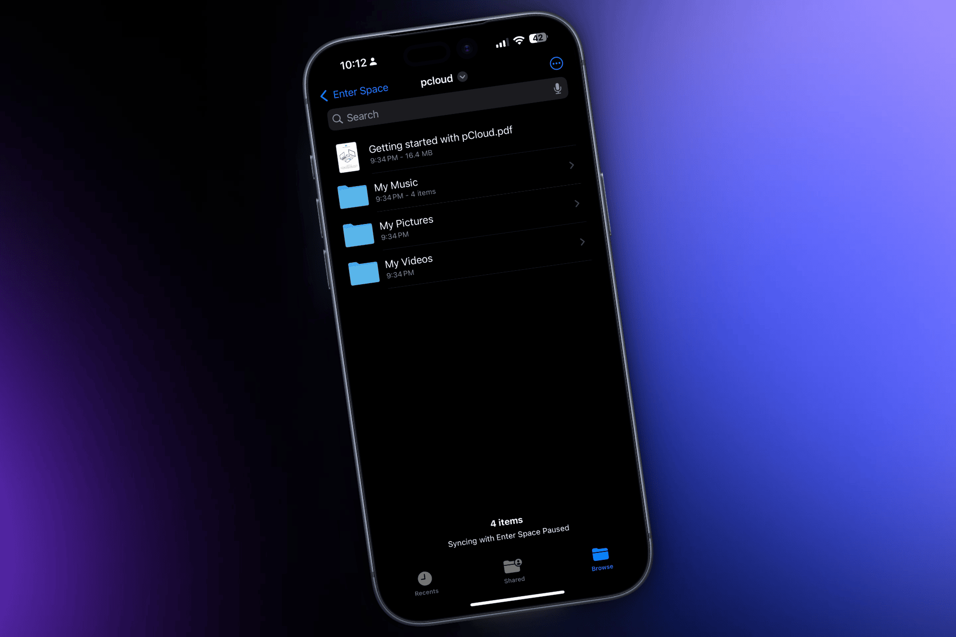 File Provider Storage Ios Enter Space - Rclone File Provider for iOS and macOS - Related - rclone ...
